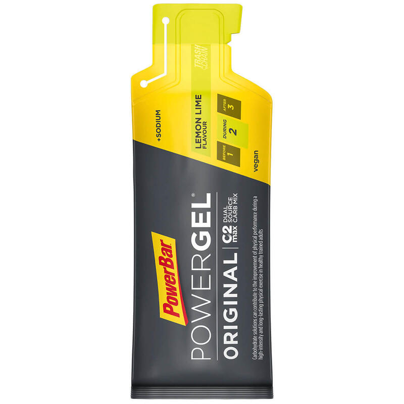 Gel PowerBar PowerGel Original 24x41gr Lemon-Lime