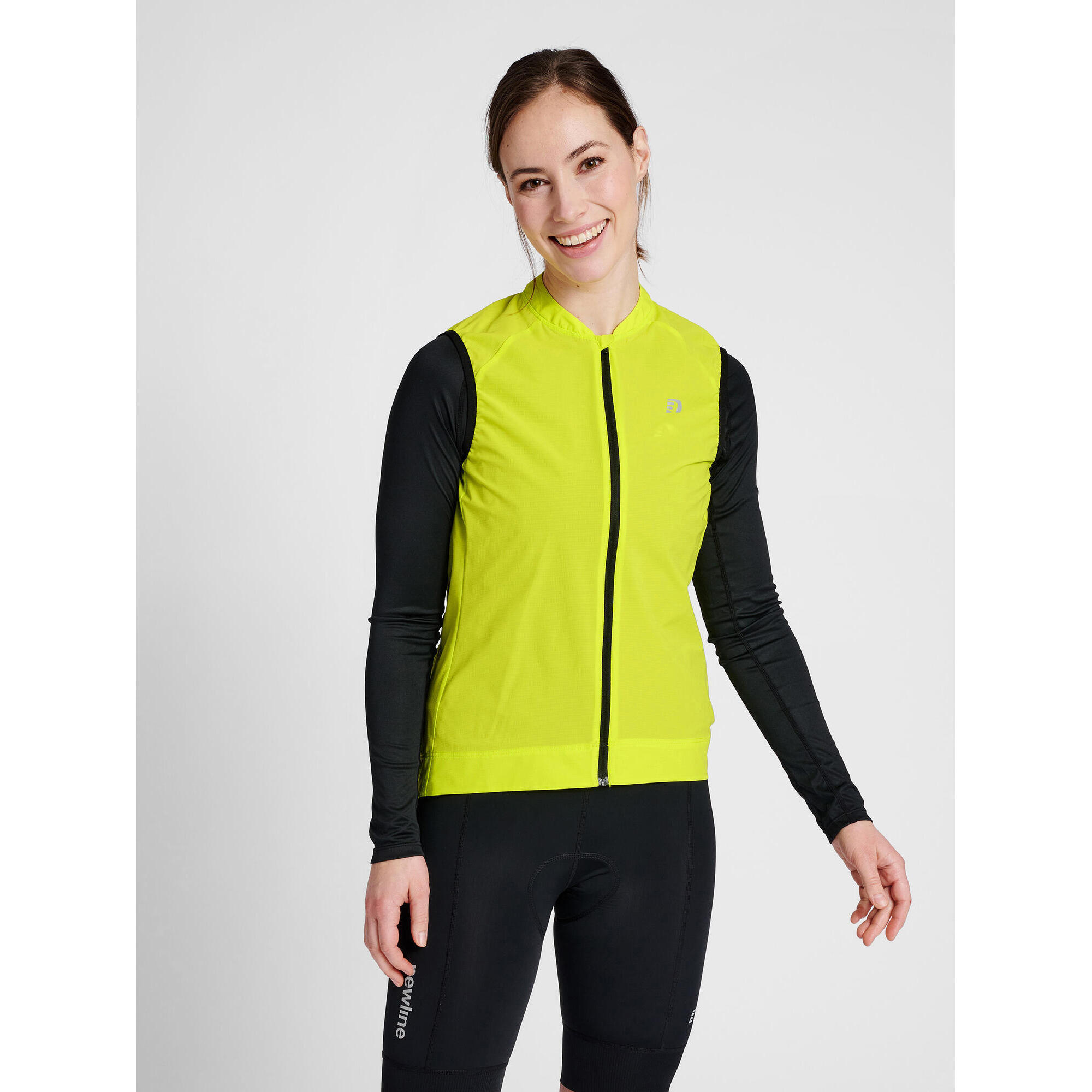 Newline - Fermeture Éclair Zip Combinaison Core Femme Newline - Gilet Sans Manche - Jaune|vert - S - Decathlon