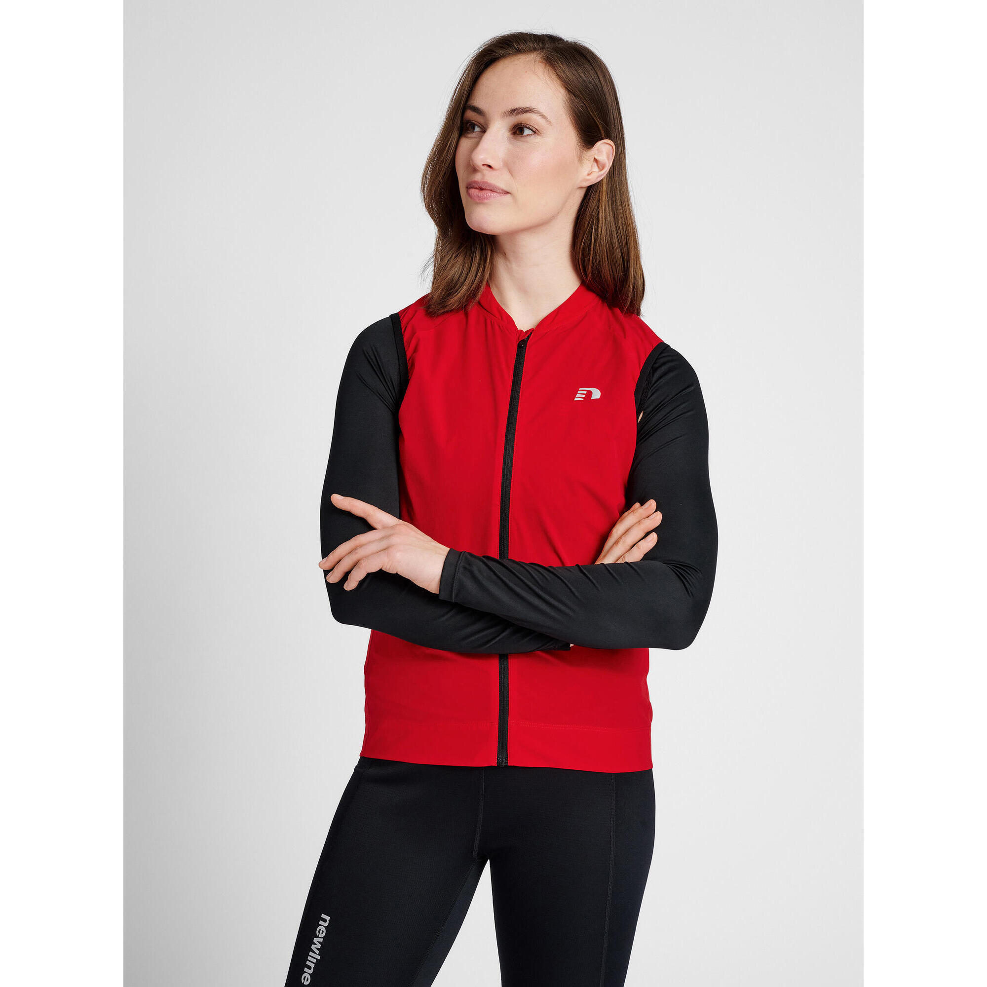 Newline - Fermeture Éclair Zip Combinaison Core Femme Newline - Gilet Sans Manche - Rose|rouge - 42 M/l - Decathlon