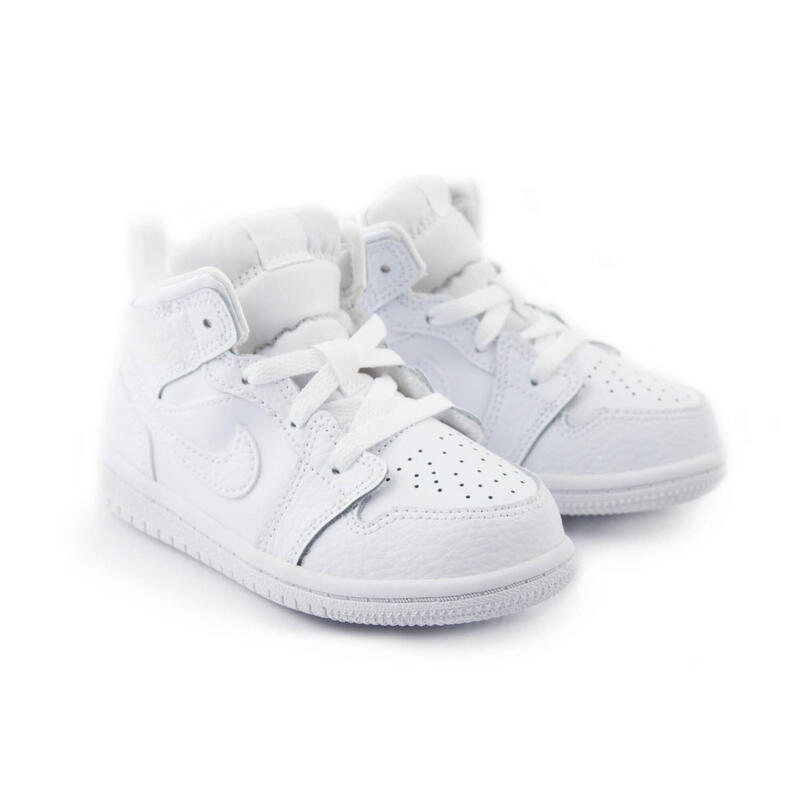 Chaussures de sport pour enfants Nike Jordan 1 MId (TD) blanc