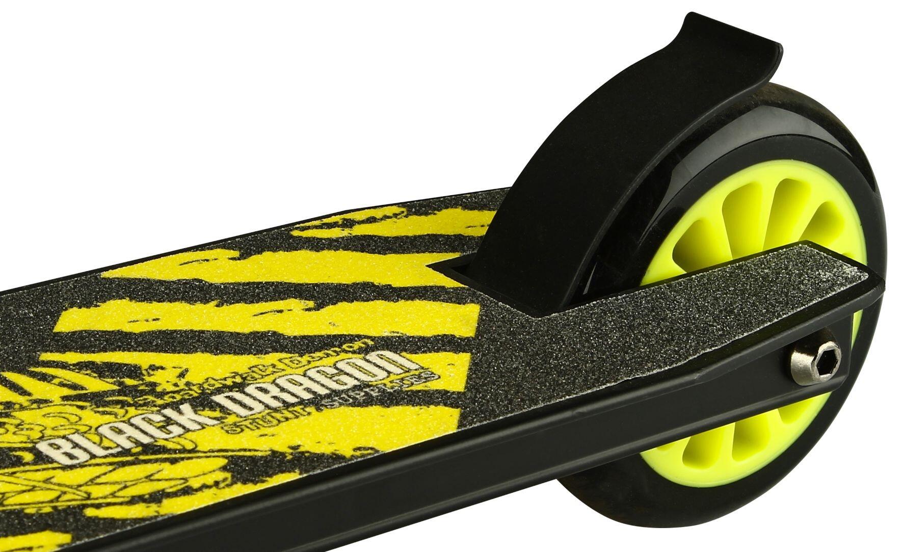 STEPPIN' TO THE CULTURE LS Black×Yellow Black Dragon Basic stuntstep black Lime | Decathlon