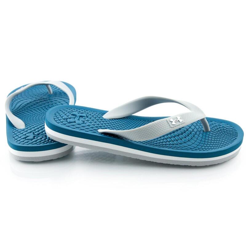 Under Armour UA Atlantic Dune tongs de piscine pour enfants bleu