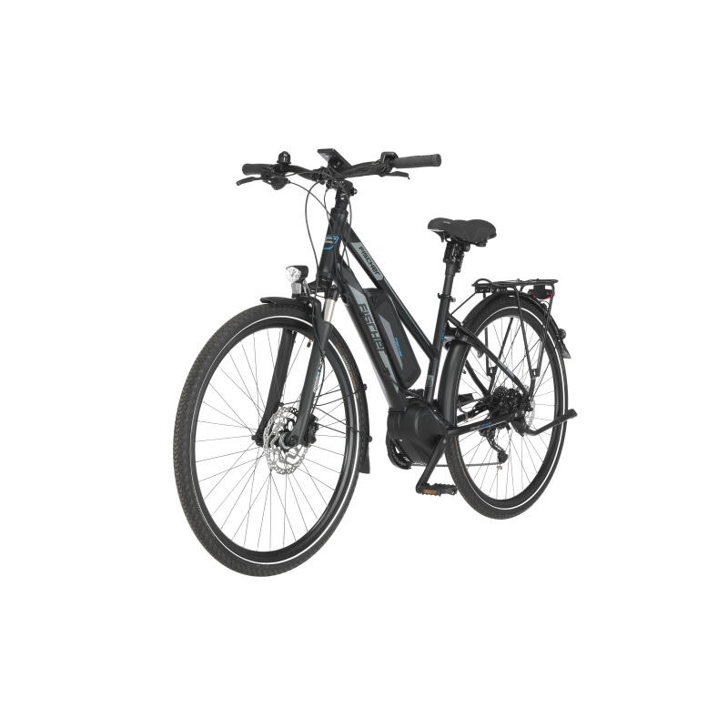 FISCHER Damen Trekking E-Bike VIATOR ETD 1861 schwarz 28 Zoll RH 49 cm 557 Wh