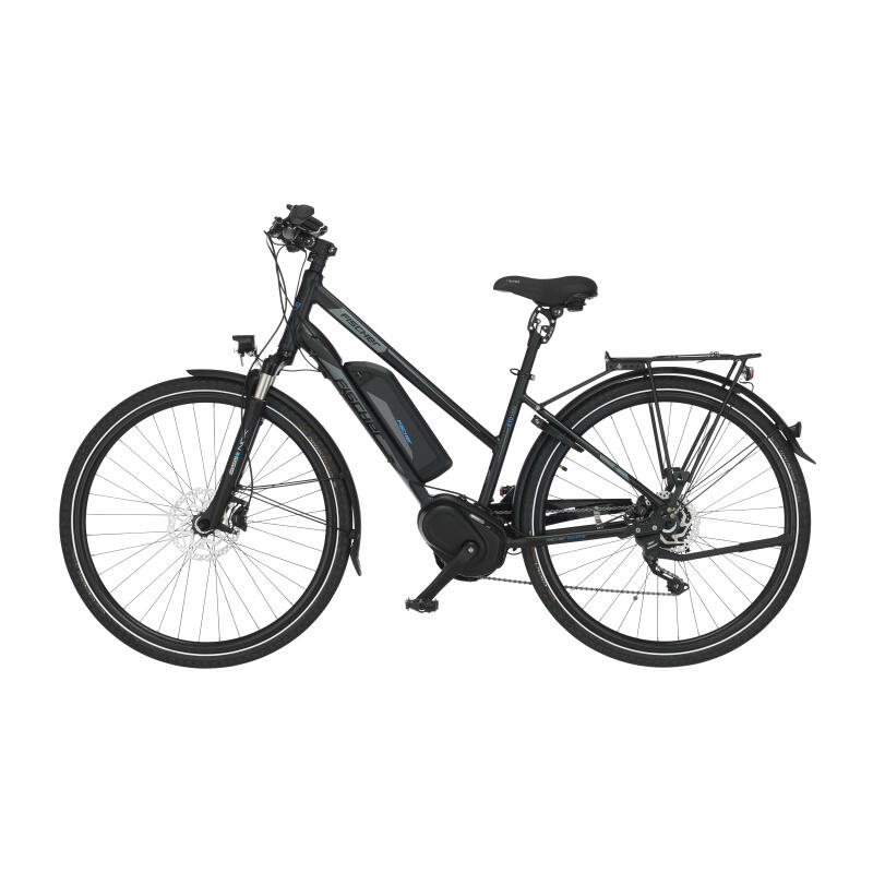 FISCHER Damen Trekking E-Bike VIATOR ETD 1861 schwarz 28 Zoll RH 49 cm 557 Wh