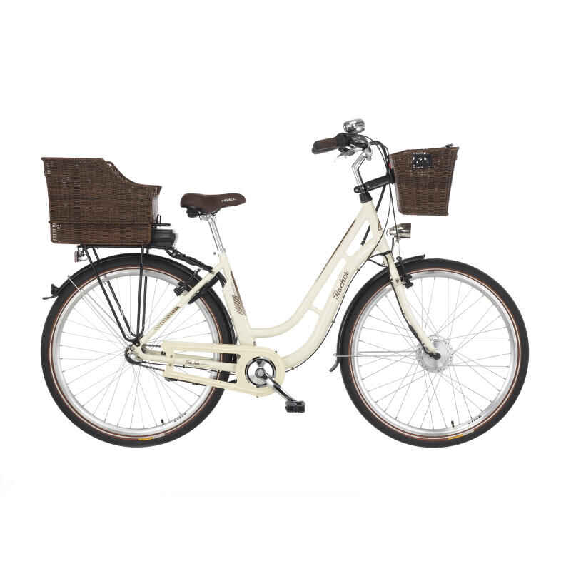FISCHER City E-Bike CITA ER 1804 elfenbein glänzend 28 Zoll RH 48 cm 317 Wh