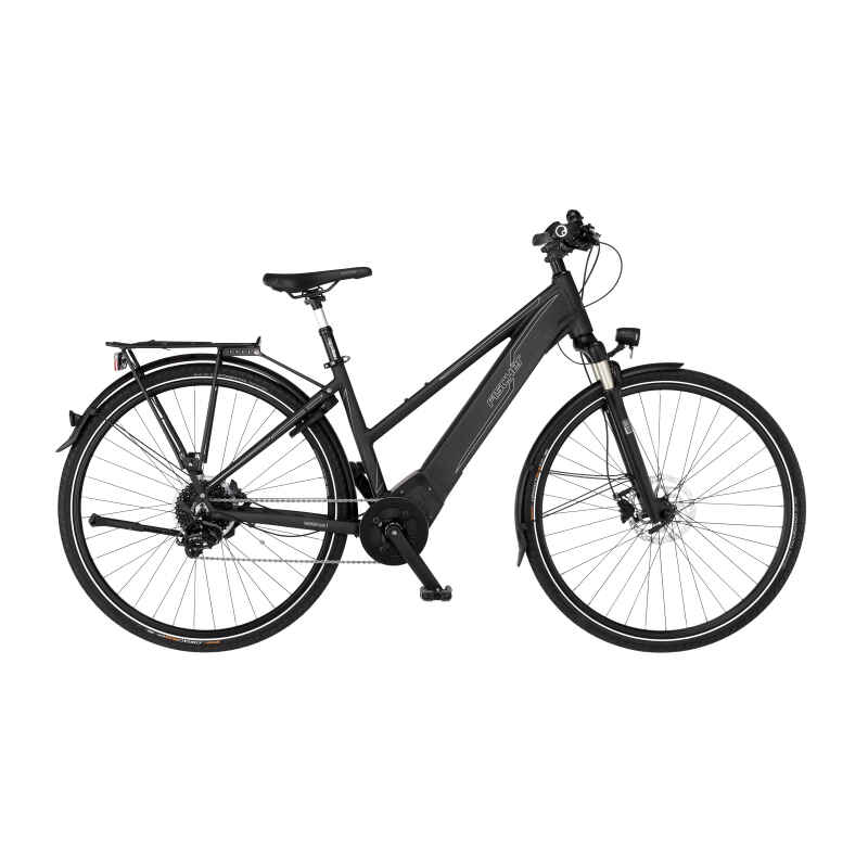 FISCHER Damen Trekking E-Bike VIATOR 6.0i grau 28 Zoll RH 49 cm 504 Wh