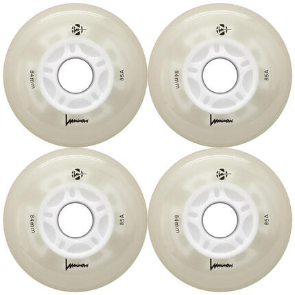 4 kółka do rolek fitness Luminous LED 84mm/85a świecące