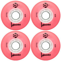 LUMINOUS Roue Inline 85A Noir Perle [x4]