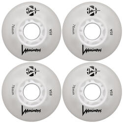 LUMINOUS Roue Inline 85A Noir Perle [x4]