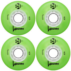 LUMINOUS Roue INLINE 85A Vert [x4]