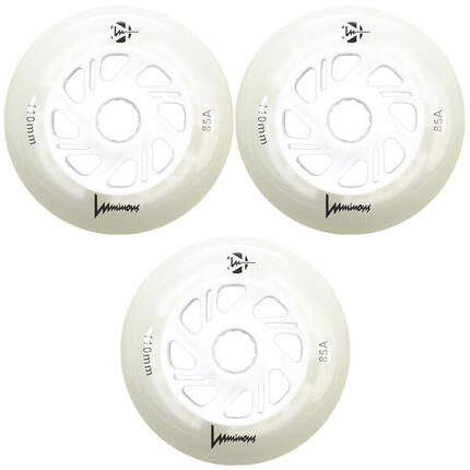 LUMINOUS Roue INLINE 110mm/85A White [x3]