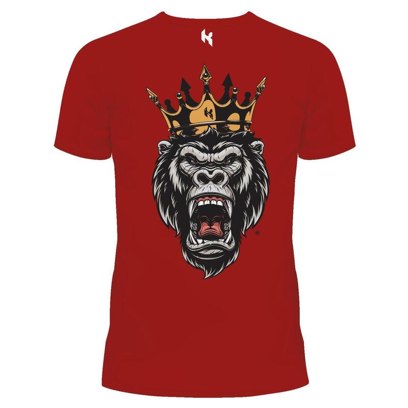 T-SHIRT rouge Tête royale