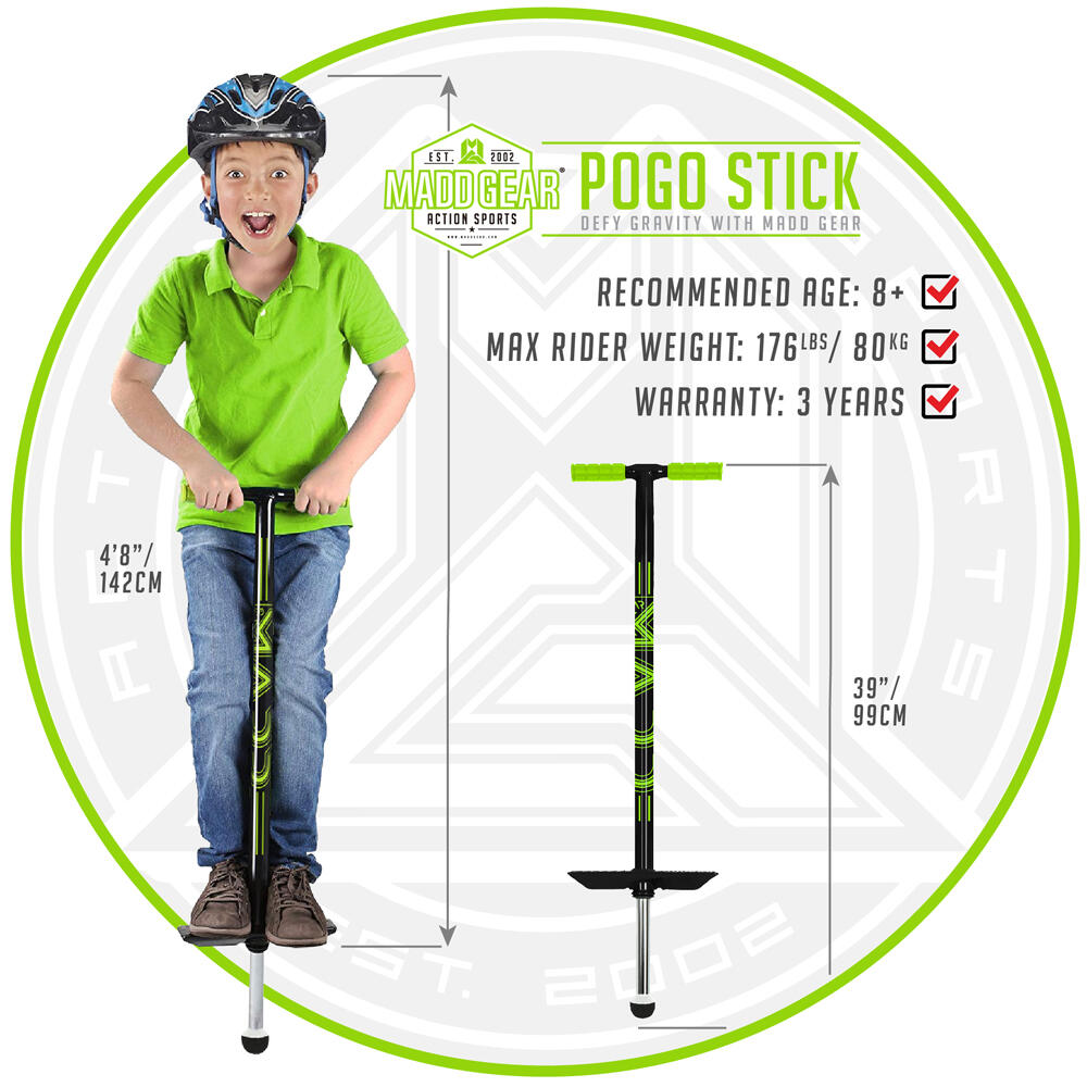 MADD GEAR CLASSIC RETRO POGO STICK FOR BOYS AND GIRLS AGED 8+ 2/5