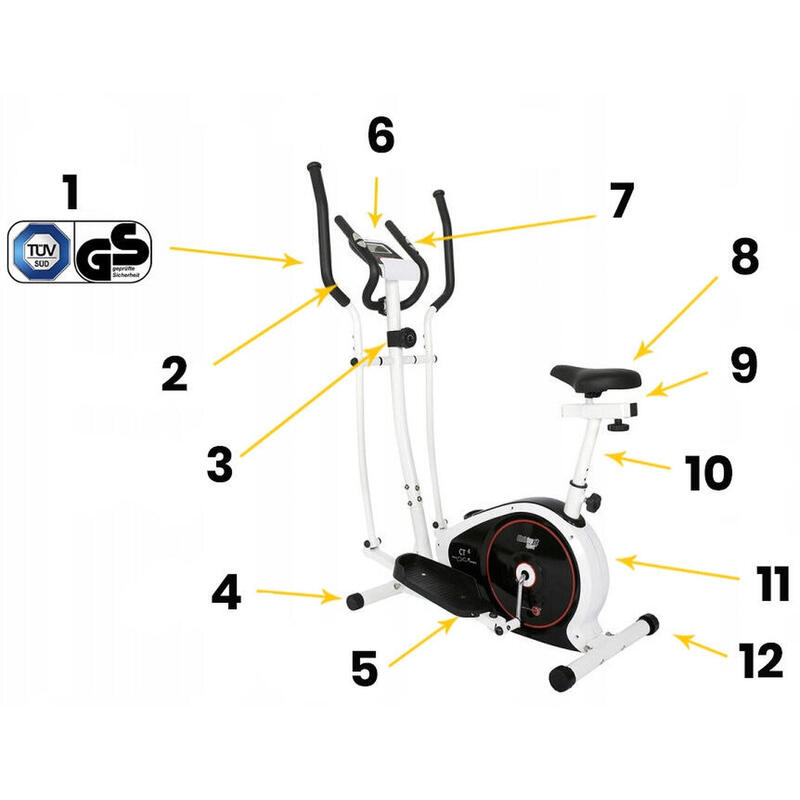 CHRISTOPEIT Cross- Heimtrainer CT 4