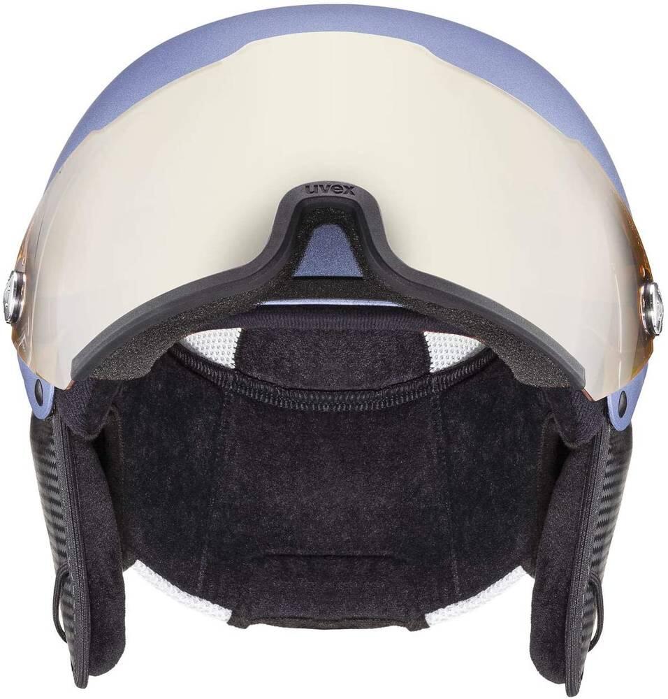 Uvex HLMT 500 Visor Skihelm met Vizier - Blauw 5/5