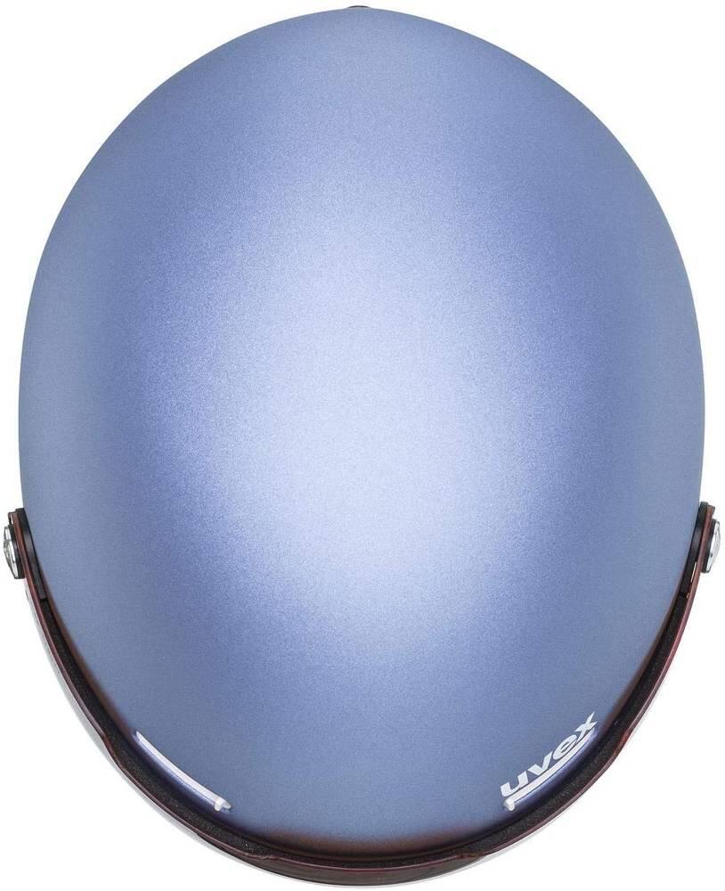 Uvex HLMT 500 Visor Skihelm met Vizier - Blauw 3/5