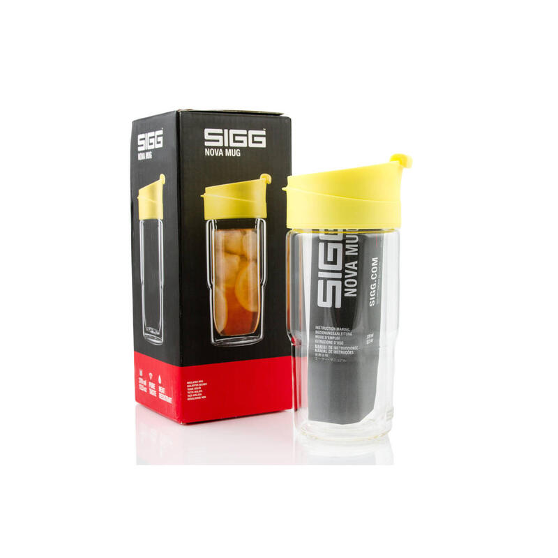 Sigg Nova Mug jaune Mug de voyage 375 ml