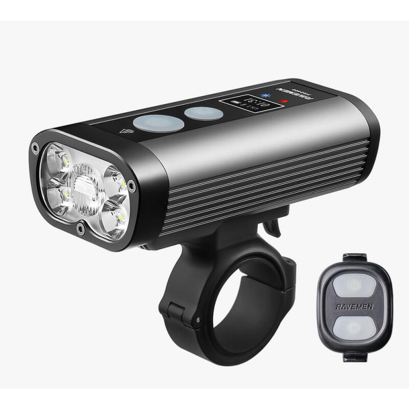 RAVEMEN Ravemen PR2400 USB recarregável DuaLens farol HiLo - 2400Lu
