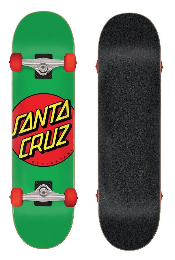 Skateboard Santa Cruz Classic Dot Mid Sk8 Complets 7.8'' 2/3
