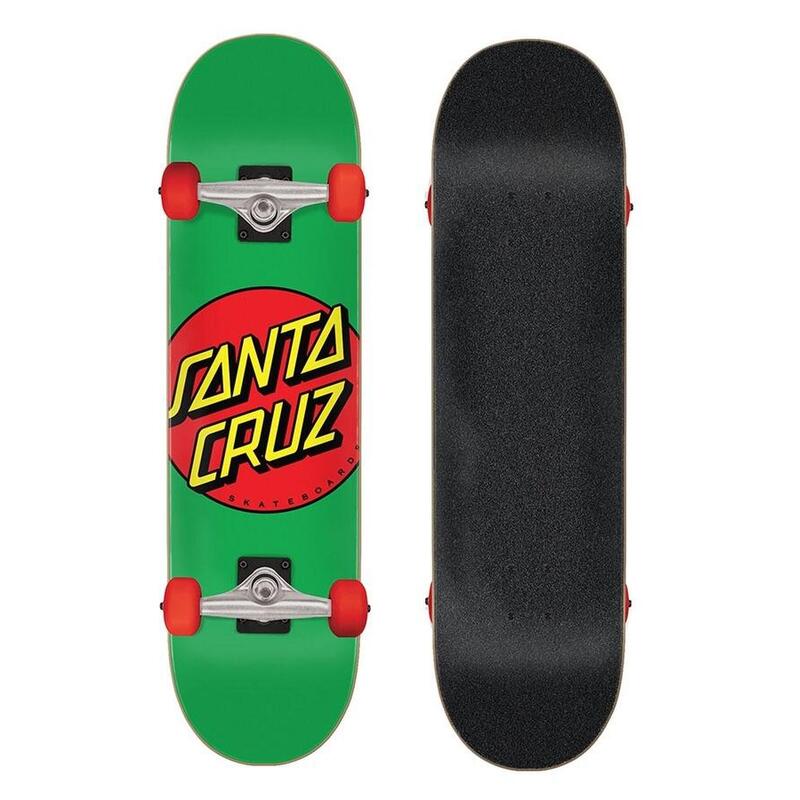 Santa Cruz Classic Dot 7.8 Skateboard Grün