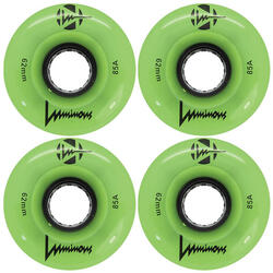 LUMINOUS Roue Quad 85A Vert Phosphorescent [x4]