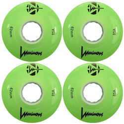 LUMINOUS Roue Quad 85A Vert Phosphorescent [x4]