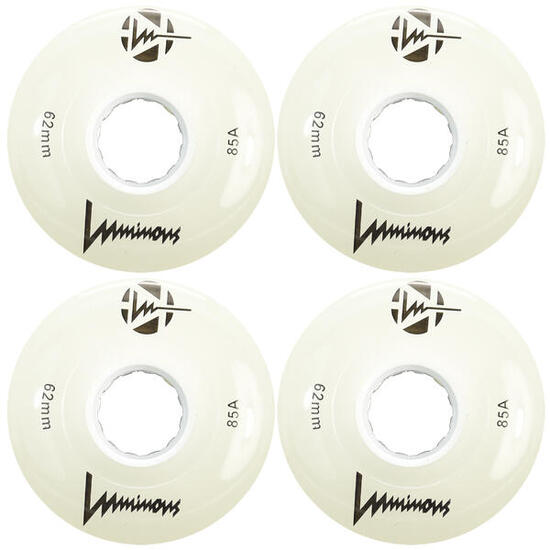LUMINOUS Roue QUAD 85A Blanc [x4]