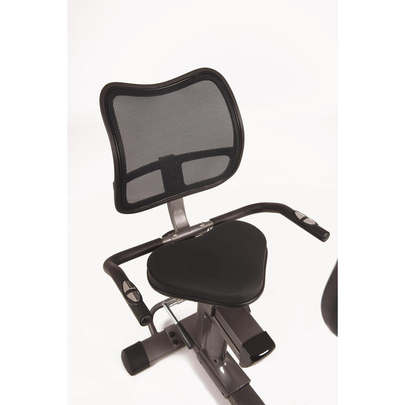 Cyclette orizzontale BRX R100 ERGO HRC, Volano 14 Kg, peso utente 130 kg TOORX