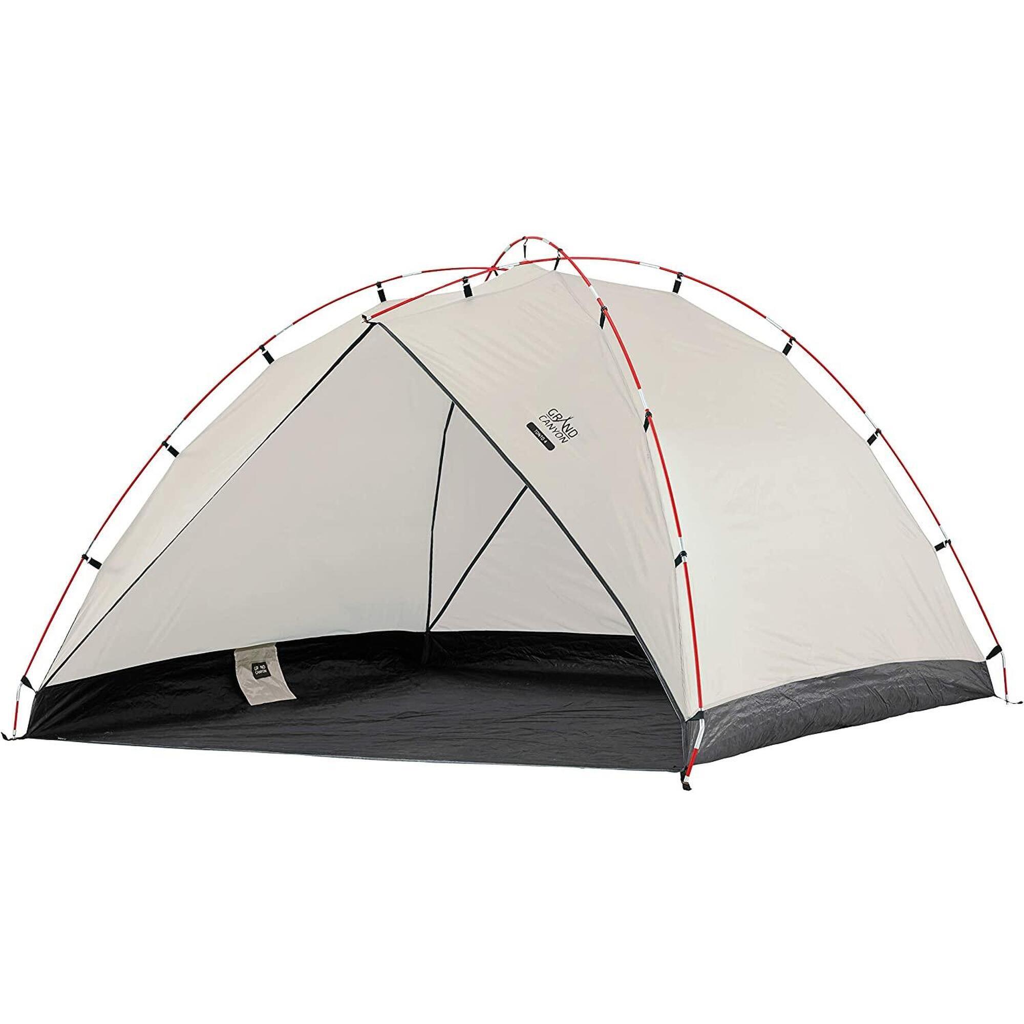 Canyon - Tente De Plage Tonto 3 Tente Vent Pluie Soleil Uv Protection 50 - Chambre De Tente - Beige - 2 Places - Decathlon
