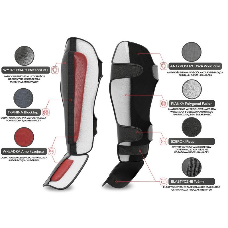 DBX BUSHIDO SP-10 Protectori de tibie DBX BUSHIDO SP-10