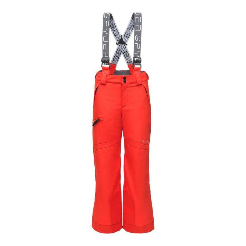 Spodnie narciarskie dla dzieci Spyder Propulsion czerwone