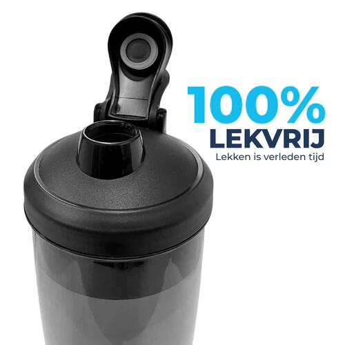 Elektrisch oplaadbare Shakebeker met Supplementen Doosje - 700ml - Lekvrij