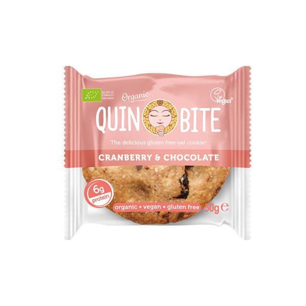 Cookie Arando Vermelho Chocolate Bio Vegan Sem Glúten Quin Bite