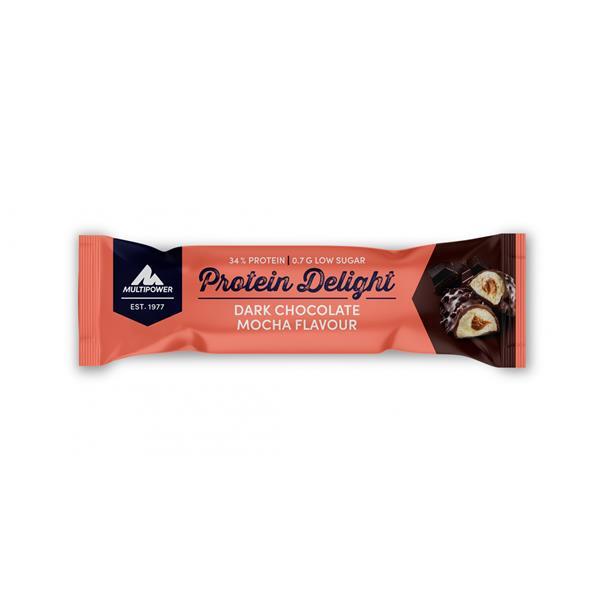 Barra Protein Delight Mocha Chocolate Preto Multipower