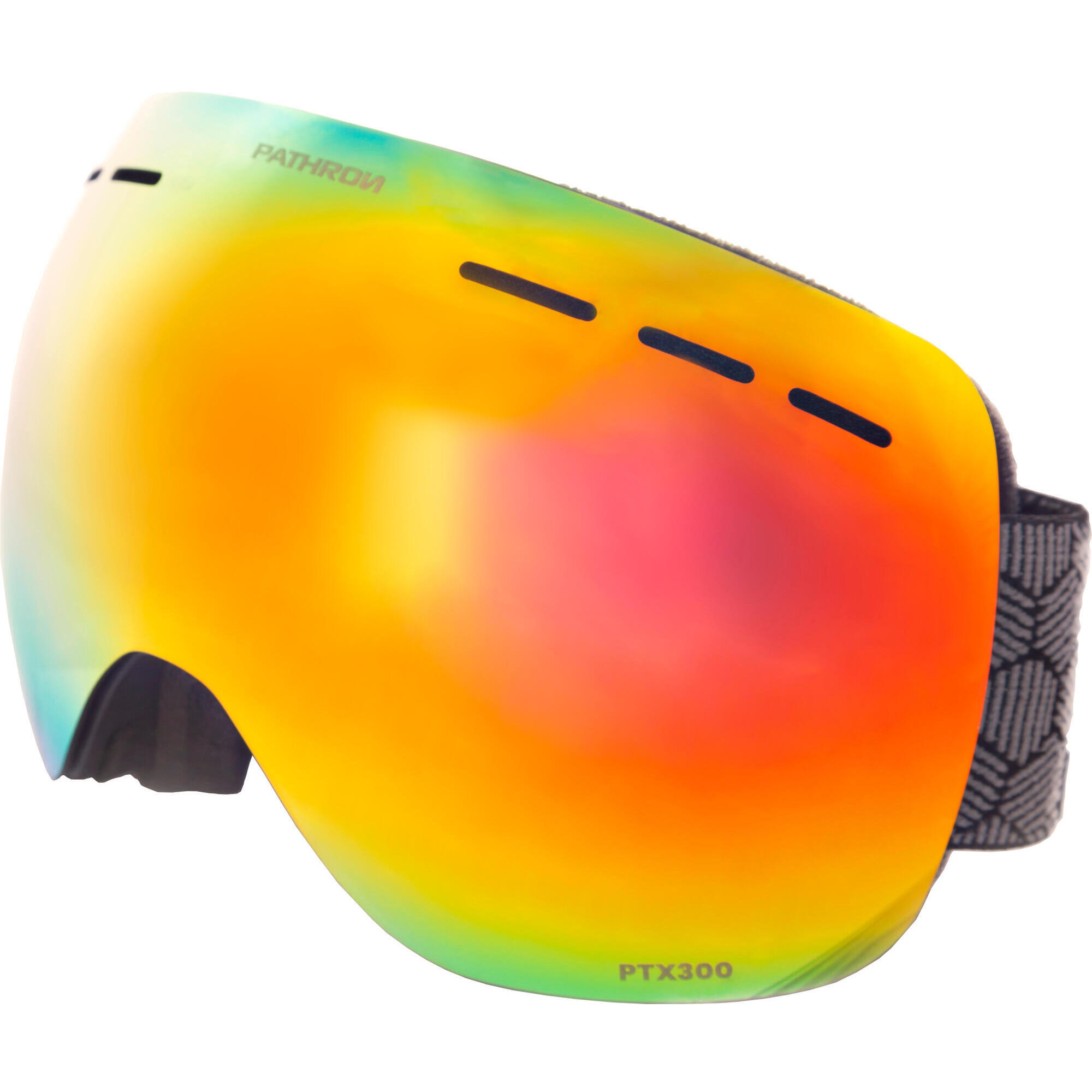 Pathron PTX300 Óculos de snowboard vermelhos