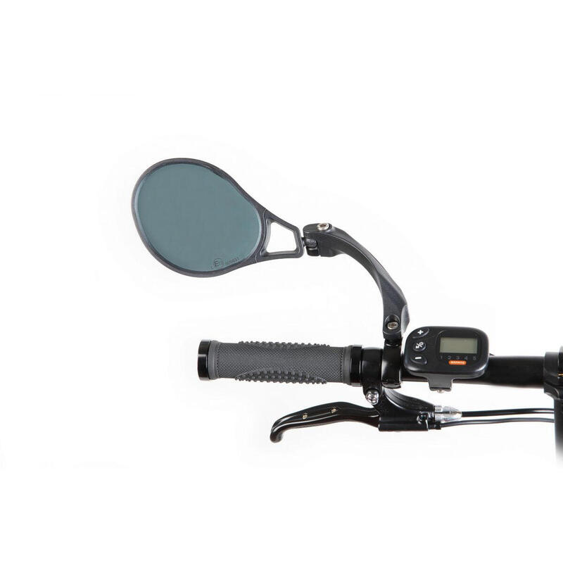 Mirage fietsspiegel Hi-Speed met klem links zwart