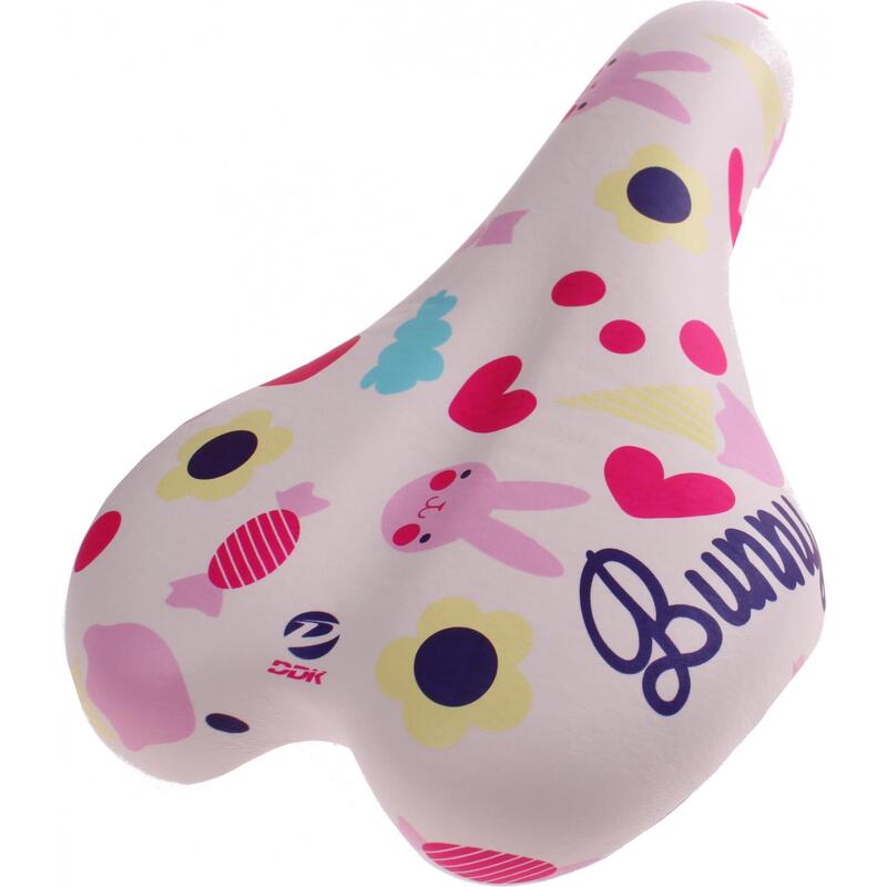 Cycle Tech selle Bunny blanc 22 x 14 cm