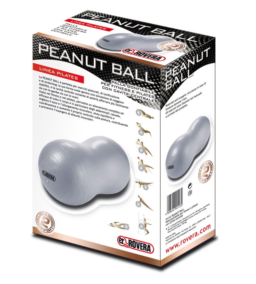 Peanut Ball Gym Ball Fit Ball ROVERA Pelota de Pilates 90 cm 3/3