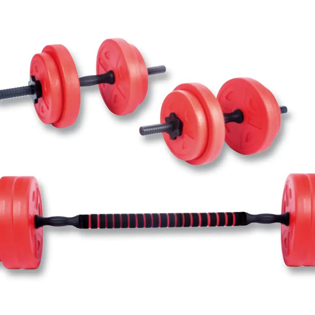 17 KG Adjustable WEIGHT SET – Dumbbells, Barbell & Plates