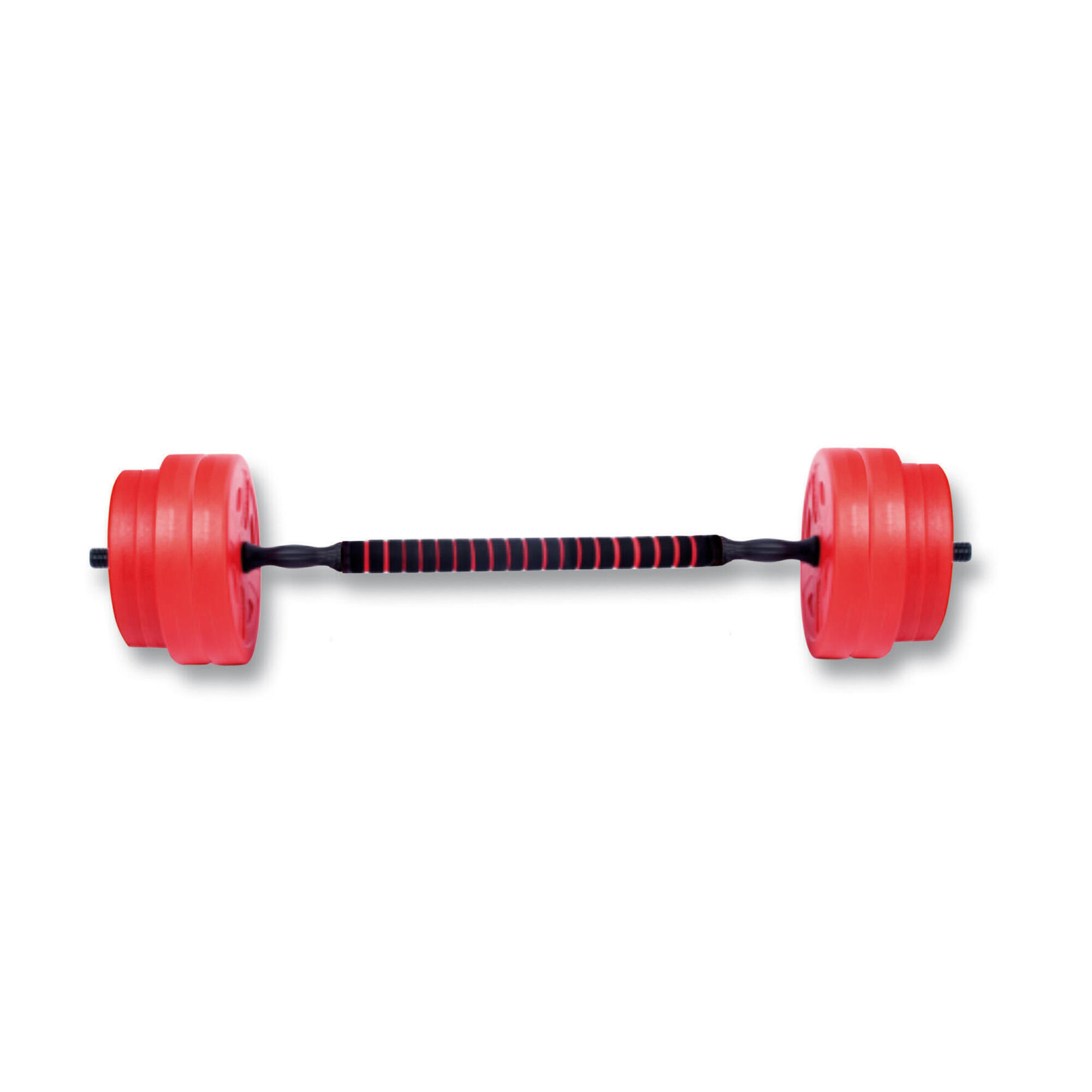 ENSEMBLE HALTÈRES Barres et Disques Composables - 17 Kg. 4/5