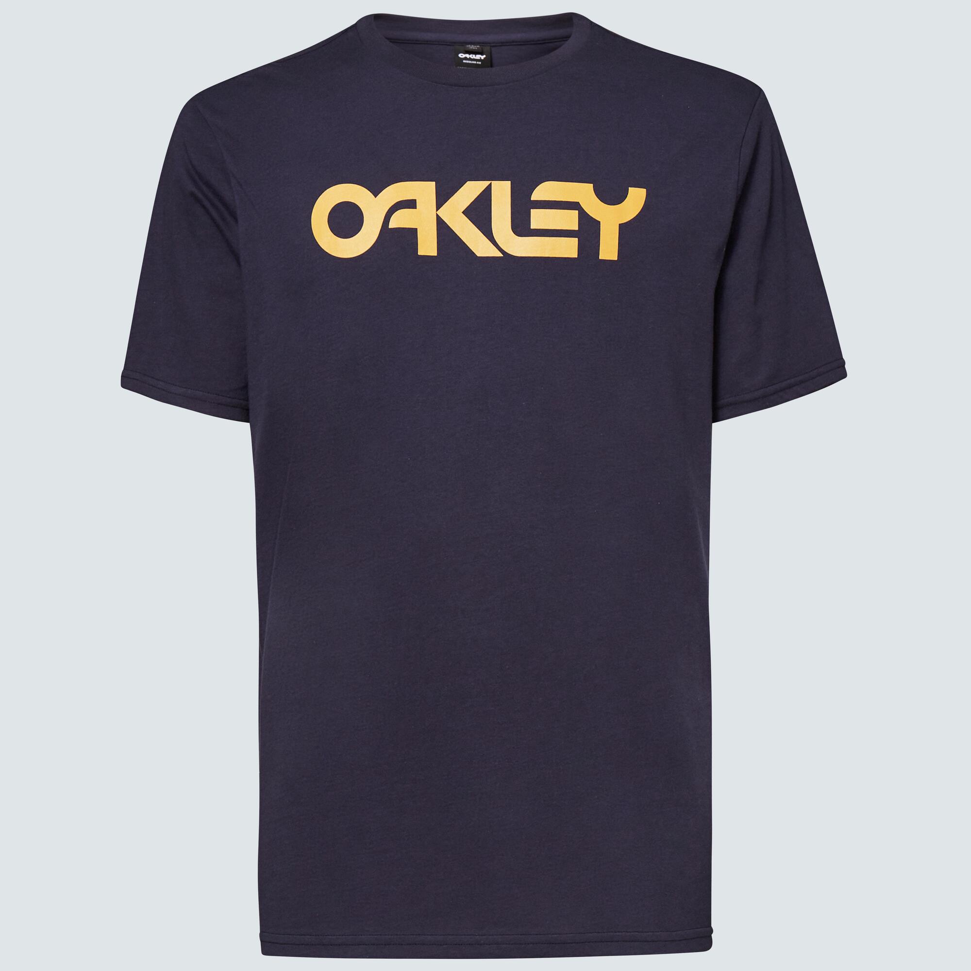 T-shirt À Manches Courtes Mark Ii Tee 2.0 Bleu Foncé/jaune - Homme Oakley