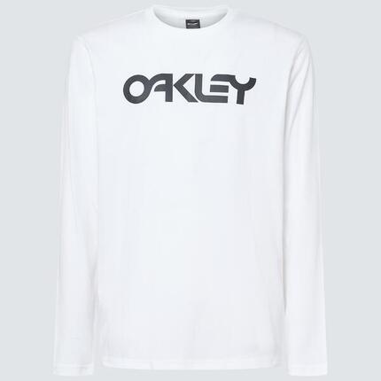 T-Shirt manches longues Mark II L/S Tee Blanc Homme - OAKLEY