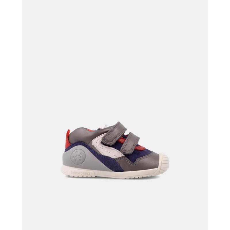Zapatillas Deportivas Biomecanics De Piel De Bebé Niño En Multicolor Con Velcro