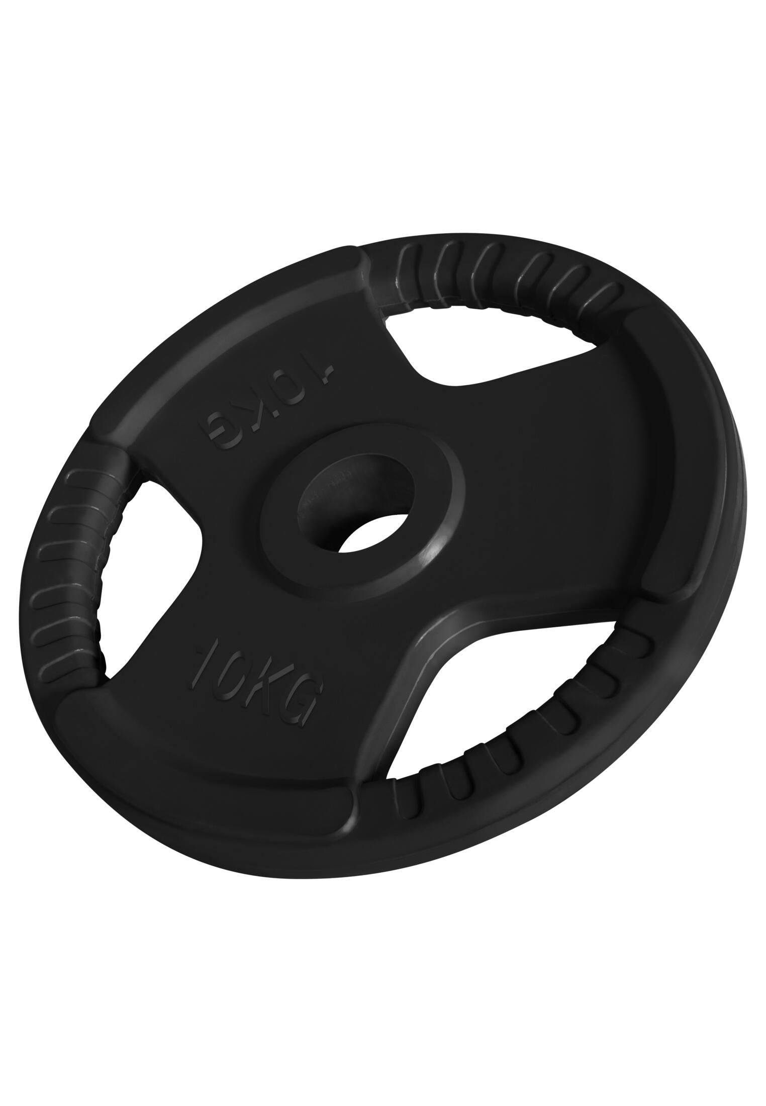 4 POIDS EN CAOUTCHOUC | DIAMETRE 51 MM | MUSCULATION | LOT DE 2x5 KG et 2x10 KG 6/6