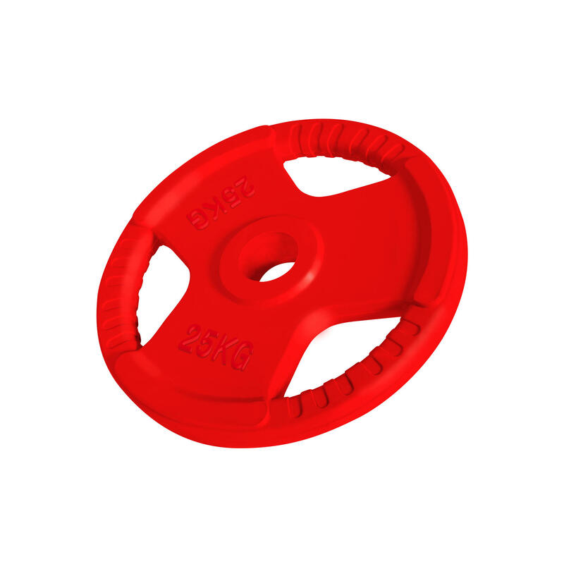 Zestaw obciążeń gumowanych treningowych 6 x 5kg Gorilla Sports