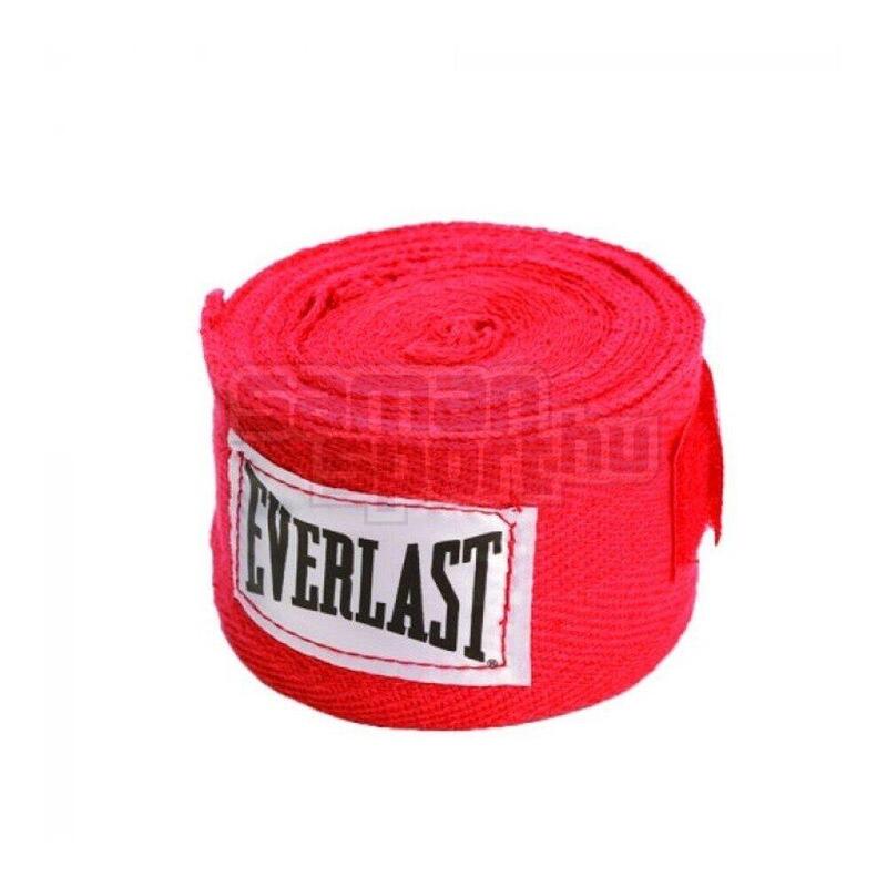 Bandázs, Everlast, rugalmas, piros, 450 cm