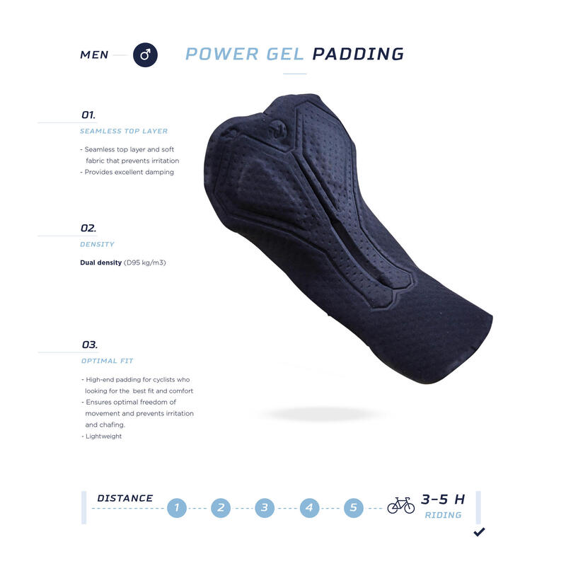 Pantalon Corto de ciclismo - Con tirantes Hombres - Ultracing II