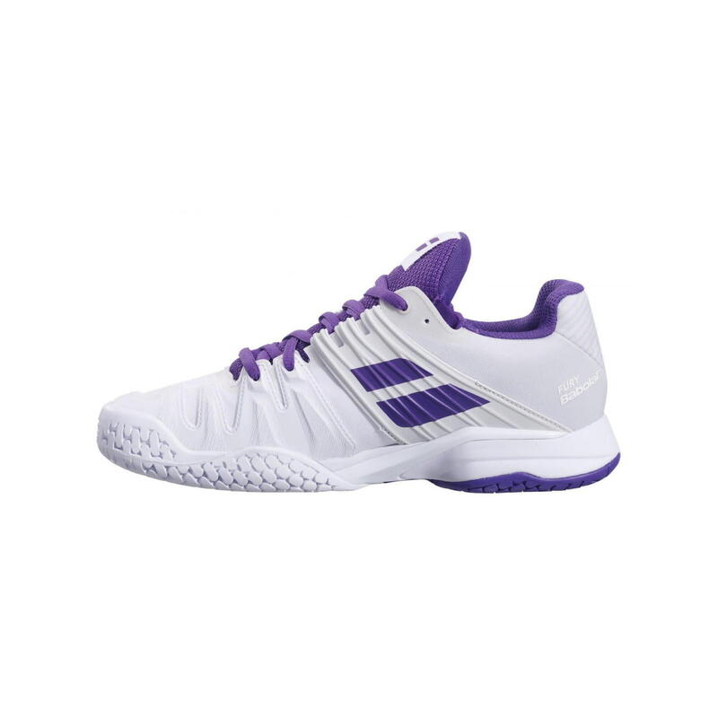 Buty tenisowe damskie Babolat Propulse Fury All Court women white/purple 36