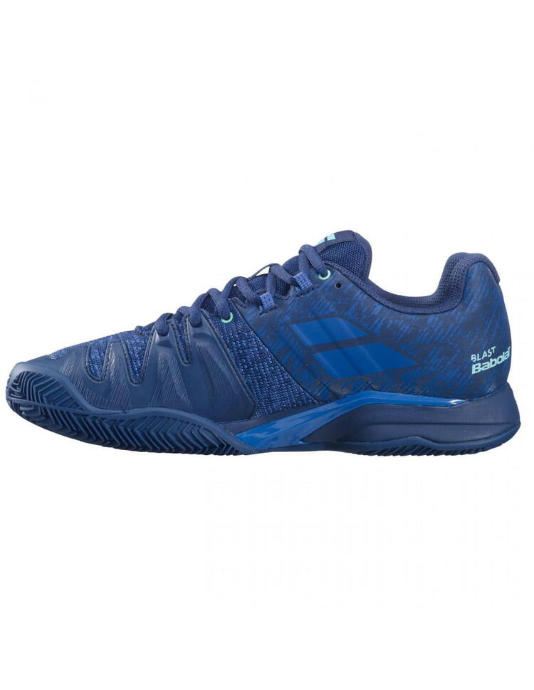 Buty tenisowe męskie Babolat Propulse Blast clay men dark blue/viridian green 44