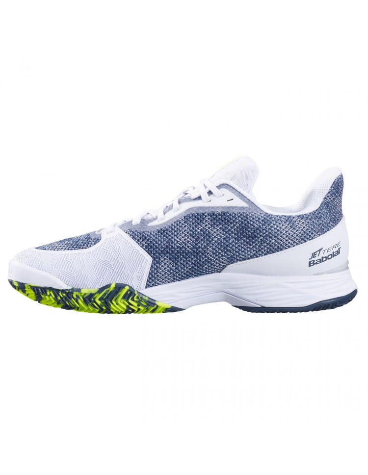 Buty tenisowe męskie Babolat Jet Tere clay men white/dark blue 44